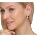 Jwl Luxury Pearls Sidabriniai auskarai su perlu ir cirkoniais JL0601 Jwl Luxury Pearls Sidabriniai auskarai su perlu ir cirkoniais JL0601