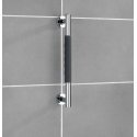 Wenko Secura Weko stainless steel bathroom grab bars 40.5 cm