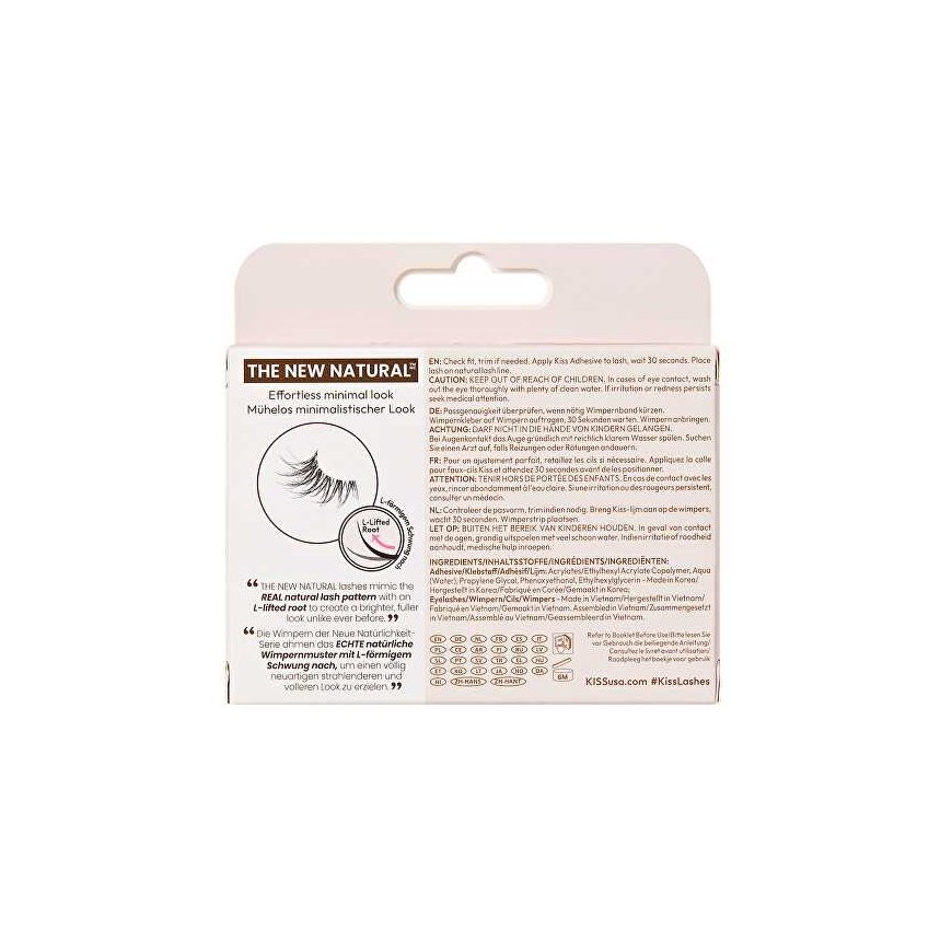 Kiss Artificial ripset The New Natural Half Lash tekoripset – 2