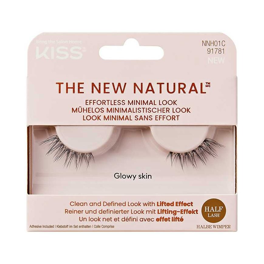 Kiss Artificial eyelashes The New Natural Half Lash dirbtinės blakstienos – 3