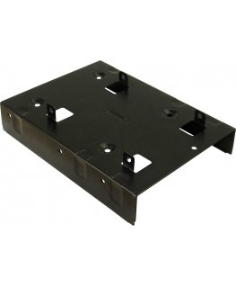 Inter-Tech 88885232 панель отсека накопителей 2x 2,5" Лицевая панель Черный