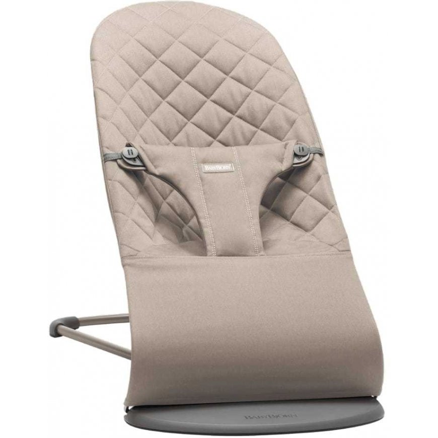 BabyBjorn Bliss - children's bed, set with toy | Classic fabric beige – 2