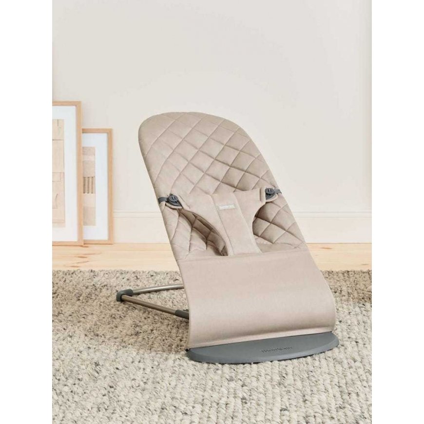 BabyBjorn Bliss - lasten sänky, setti lelulla | Kangas klassinen beige – 3