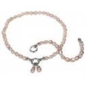 Jwl Luxury Pearls Tikra rožinė perlų apyrankė JL0556 Jwl Luxury Pearls Tikra rožinė perlų apyrankė JL0556