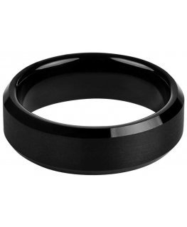 Troli Black steel ring