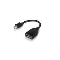 Lenovo 4X90L13971 DisplayPort-kaabel Mini DisplayPort Must Lenovo 4X90L13971 DisplayPort-kaabel Mini DisplayPort Must