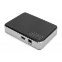 Digitus DA-70220 keskitin USB 2.0 Mini-B 480 Mbit/s musta, Hopea Digitus DA-70220 keskitin USB 2.0 Mini-B 480 Mbit/s musta, Hopea