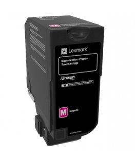 Lexmark 74C20M0 tonerio kasetė 1 vnt Originalus Rausvai raudona