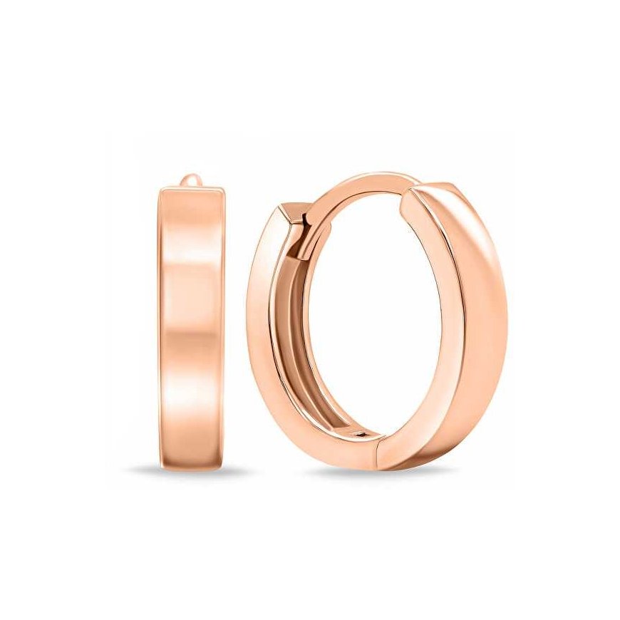 Brilio Silver Brilio Silver Minimalist Bronze Earrings EA687R
