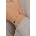 Brilio Silver Beautiful bracelet with silver beads BRC181W