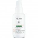 Vichy "Capital Soleil Uv Clear Fluide Anti Imperfections Spf50+" riebios odos apsauginis kremas nuo saulės su salicilo rūgštimi Vichy "Capital Soleil Uv Clear Fluide Anti Imperfections Spf50+" riebios odos apsauginis kremas nuo saulės su salicilo rūgštimi