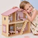 Viga Toys Wooden dollhouse with furniture Viga PolarB Viga Toys Wooden dollhouse with furniture Viga PolarB