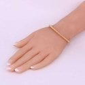 Troli Solid ball bracelet made of gold-plated steel Troli Solid ball bracelet made of gold-plated steel