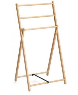 Zeller Bamboo towel rack, 50 x 42 x 95 cm