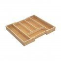 5five Simply Smart Bamboo Cutlery Drawer, Bamboo, 25-39 cm, Sliding