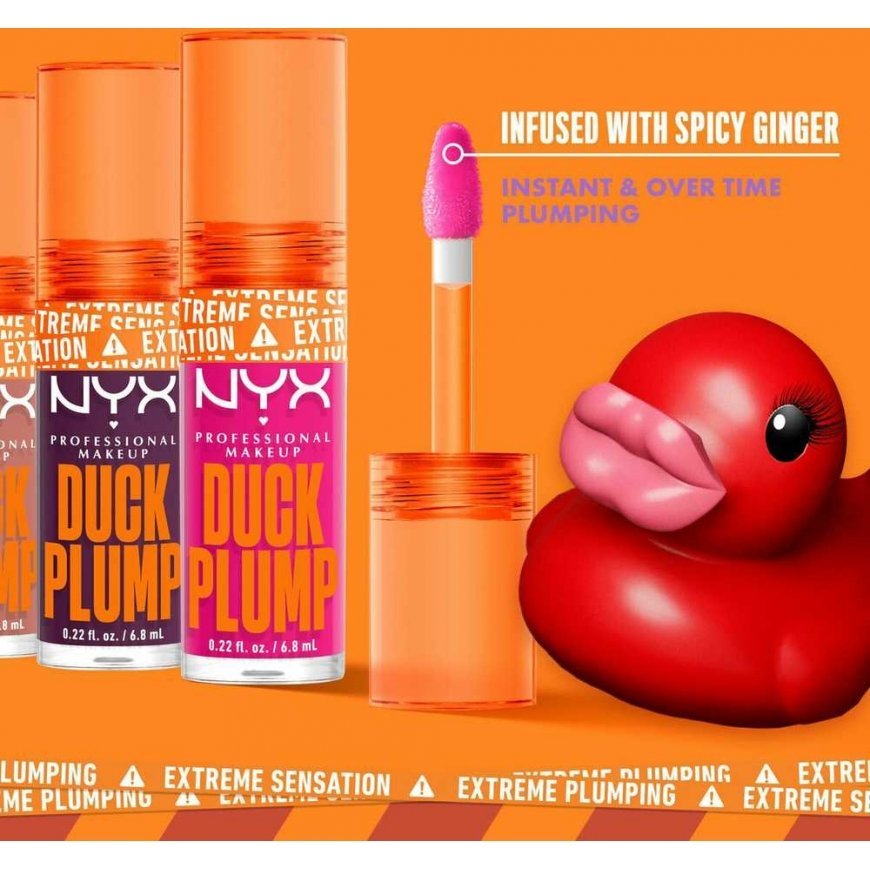 Lip gloss NYX Duck Plump For curly hair spicy 6.8 ml – 2