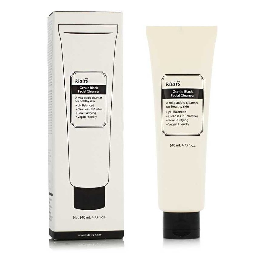 Klairs Gentle Black Facial Cleanser, 140 ml