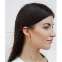 Beneto Stylish gold-plated earrings with zircons AGUC2707-RHG Beneto Stylish gold-plated earrings with zircons AGUC2707-RHG
