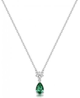 Brosway Lovely Life Green Fancy Silver Necklace FLG109