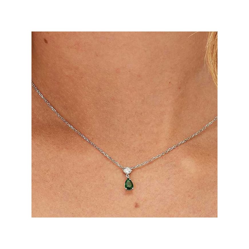Brosway Lovely Life Žalias Fancy sidabro karoliai FLG109 – 3