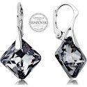 Levien Sparkling earrings with dark crystals Princess Levien Sparkling earrings with dark crystals Princess