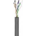 Goobay 68710 verkkokaapeli Harmaa 100 m Cat5e U/UTP (UTP)
