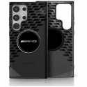 Mercedes AMG Transparent Rhombs MagSafe Samsung Galaxy S25 Ultra phone case black