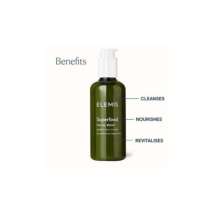 Elemis Superfood Facial Wash veido prausiklis, 200 ml – 3