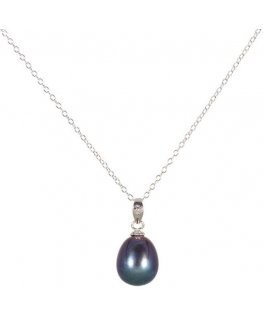 Jwl Luxury Pearls Sidabrinis perlų karoliai JL0438 (grandinė, pakabukas)