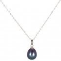 Jwl Luxury Pearls Sidabrinis perlų karoliai JL0438 (grandinė, pakabukas) Jwl Luxury Pearls Sidabrinis perlų karoliai JL0438 (grandinė, pakabukas)