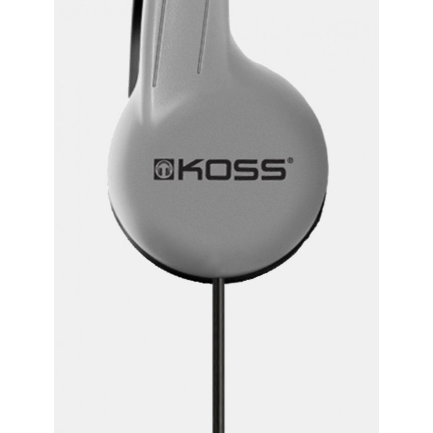 Koss UR10 Headphones Wired Head-band Music Black, Silver – 5