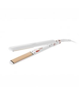 Adler AD 2317 hair styling tool Straightening iron Steam White 35 W