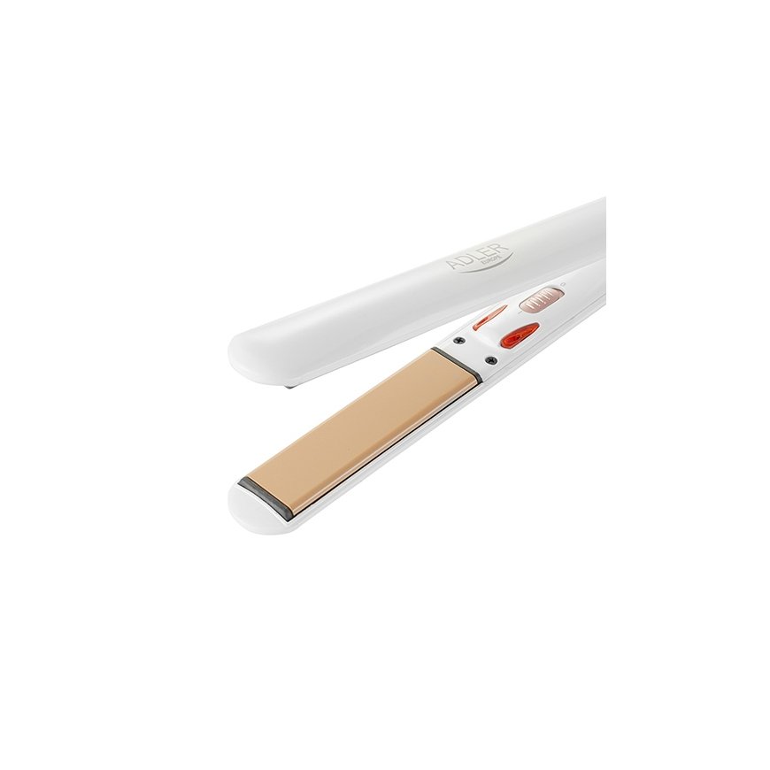 Adler AD 2317 plaukų formavimo šukos Tiesinimo žnyplės Garinis Balta 35 W – 2