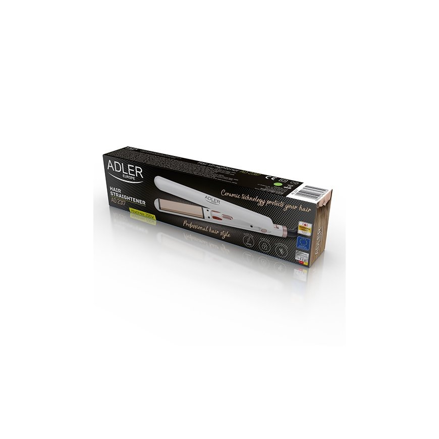 Adler AD 2317 juuksehooldusseade Juuksesirgendaja Aur Valge 35 W – 5