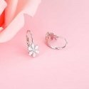 Moiss Charming Silver Earrings Flowers E0000151