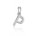 JVD Minimalist silver letter "P" pendant SVLP0948XH2000P JVD Minimalist silver letter "P" pendant SVLP0948XH2000P