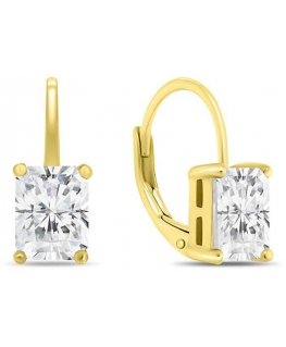Brilio Silver Brilio Silver Beautiful gold plated earrings with zircons EA937Y