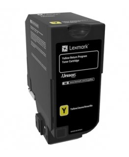 Lexmark 74C20Y0 тонерный картридж 1 шт Подлинный Желтый