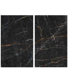 Altaat Musta marmori, 2 kpl, lasi, 52 x 30 cm, Allstar