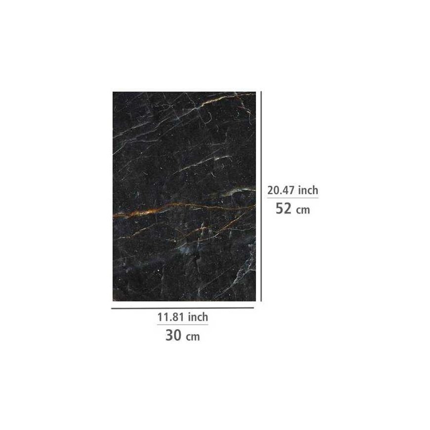 Kitchen sinks Black marble, 2 pcs., glass, 52 x 30 cm, Allstar – 3