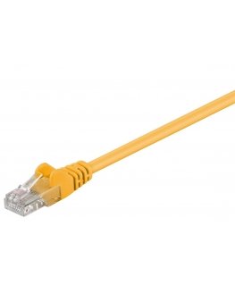 Goobay 95556 сетевой кабель Желтый 1,5 m Cat5e U/UTP (UTP)
