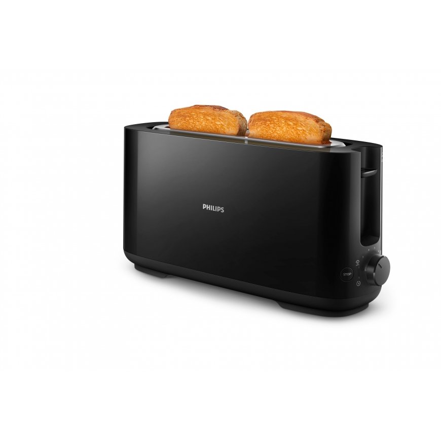 Philips Daily Collection HD2590/90 Тостер - длинное отделение, черный – 2