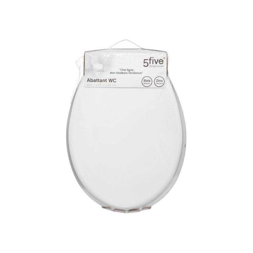 5five Simply Smart WC seat, 37 x 43 cm, white – 3