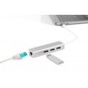 Digitus USB Type-C™ 3-Port Hub + Gigabit Ethernet Digitus USB Type-C™ 3-Port Hub + Gigabit Ethernet