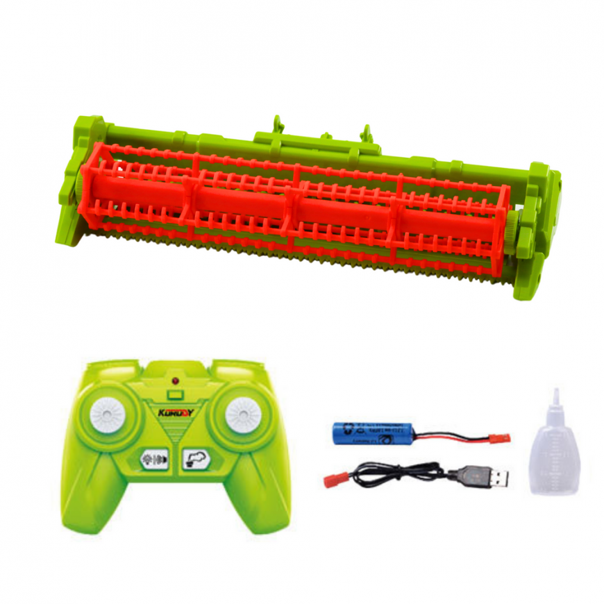 Lean Toys Combine Harvester with Grain Head 2 in 1 Remote Control RC Smoke Effect 2.4G – 4