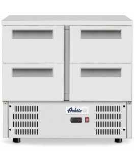 Refrigerator Arktic Stainless steel refrigerator with 4 drawers and lower unit 247 l