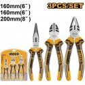 Ingco HKPS08318 Pliers set 3pcs Ingco HKPS08318 Pliers set 3pcs