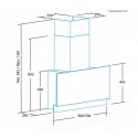 Edesa ECV-7832 GBK Настенный монтаж Черный, Нержавеющая сталь 820 m³/h Edesa ECV-7832 GBK Настенный монтаж Черный, Нержавеющая сталь 820 m³/h