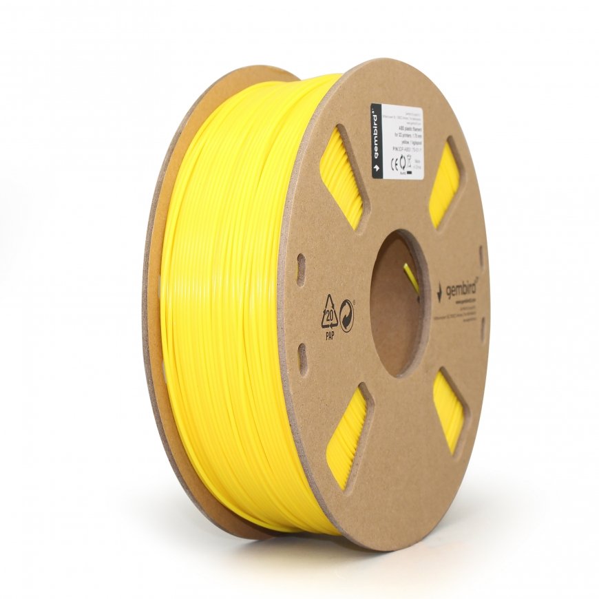 Gembird 3DP-ABS1.75-01-Y 3D printēšanas materiāls