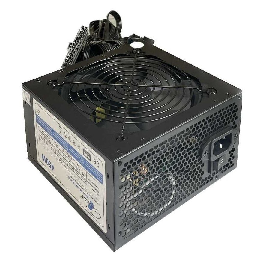 EUROCASE power supply unit 450W, 120mm, ATX2.3